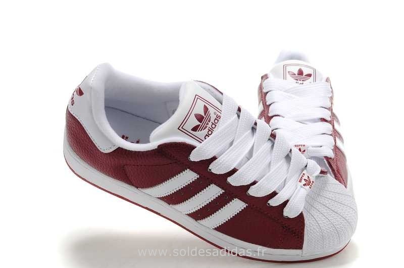 adidas superstar Bordeaux homme