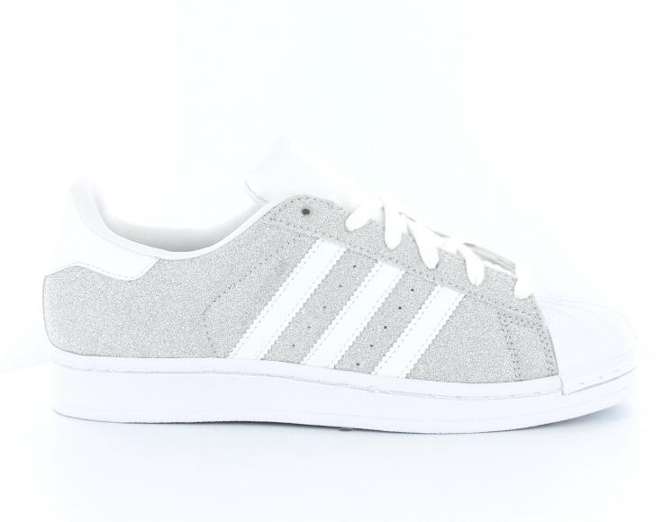 Adidas superstar grise et blanche femme Clearance